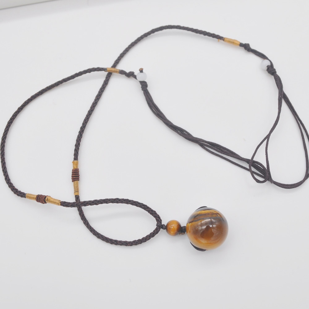 Collier œil de tigre homme Collier œil de tigre homme