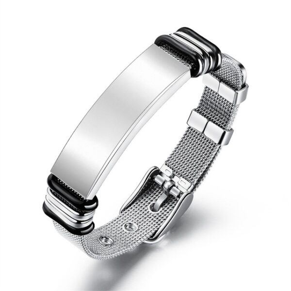 Bracelet acier à graver