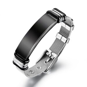 Bracelet acier à graver