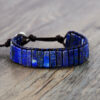Bracelet lapis lazuli homme
