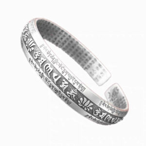 Bracelet tibétain argent