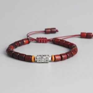 Bracelet tibétain bois
