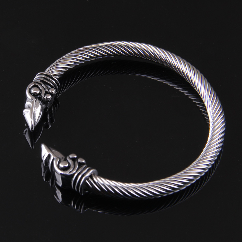 Bracelet viking acier inoxydable