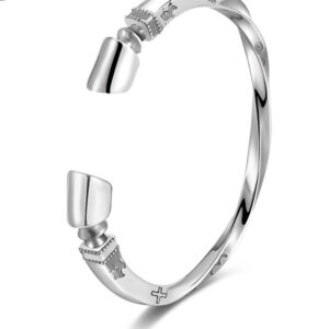 Bracelet viking argent massif