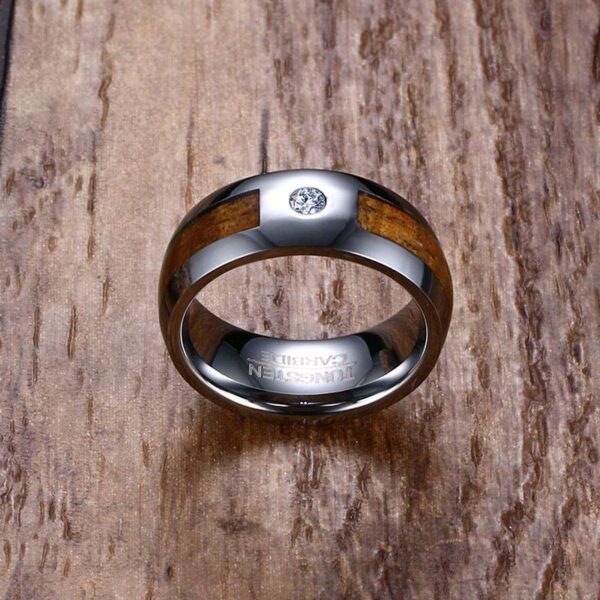 Bague en bois pour homme