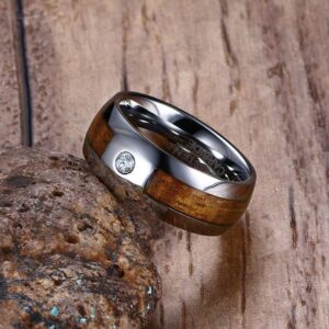 Bague en bois pour homme