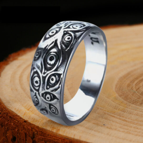 Bague homme gothique