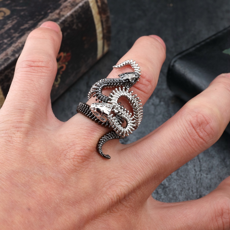 Bague serpent argent Bague serpent argent