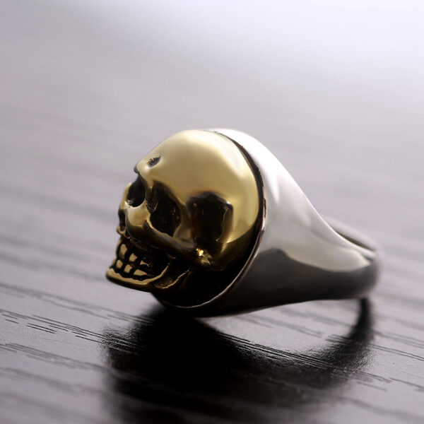 Bague skull argent