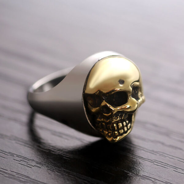 Bague skull argent