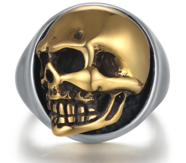 Bague skull argent