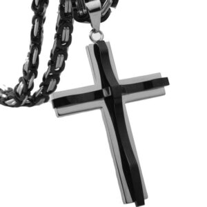 Collier crucifix homme