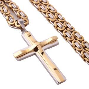 Collier crucifix homme