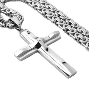 Collier crucifix homme