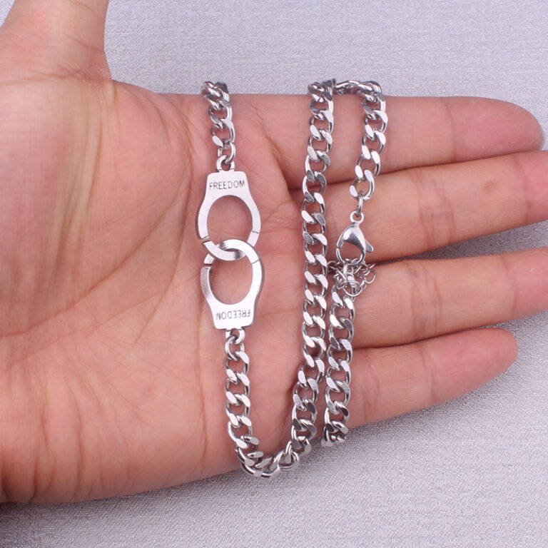 Collier Ras De Cou Femme Maille Palmier En Argent Massif 925 - Poids 69 G, Occasion, Bijou Vintage