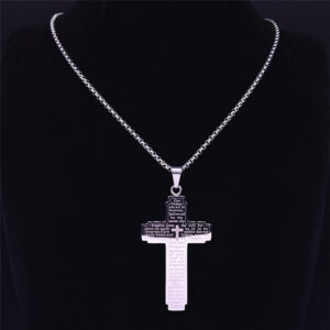 Croix chrétienne pendentif