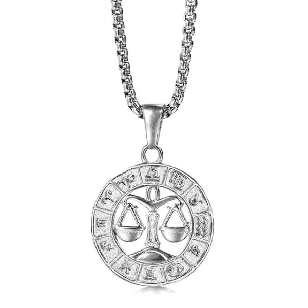 Collier inoxydable signe astrologique
