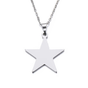 Collier étoile ras de cou