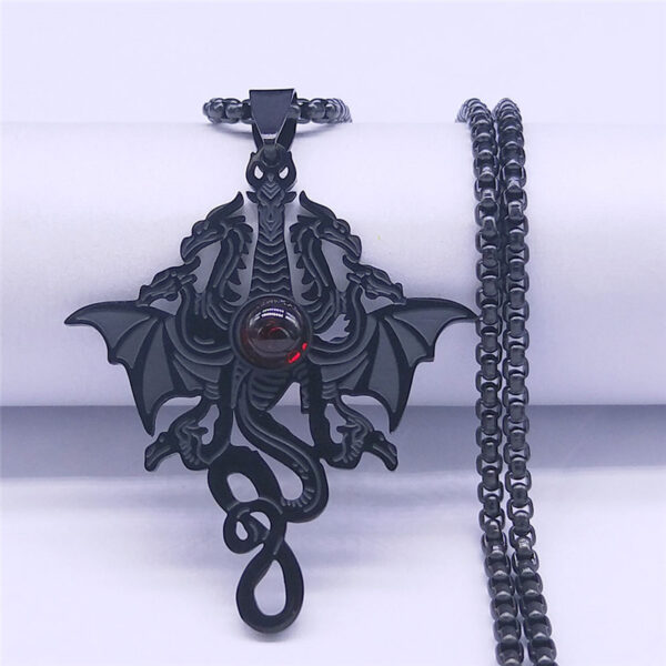 Collier noir gothique