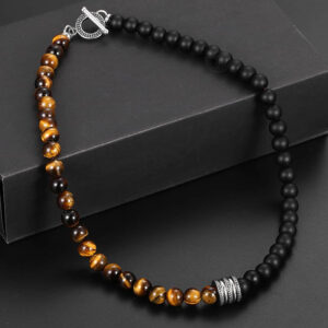Collier perles de verre