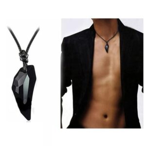 collier ras du cou cordon noir