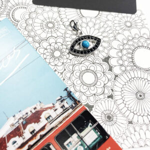 Pendentif oeil argent