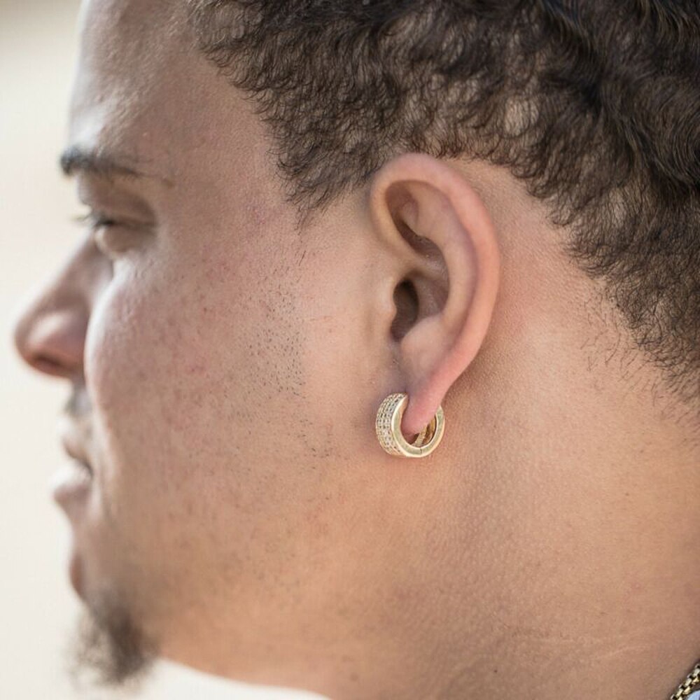 Créole homme diamant Créole homme diamant